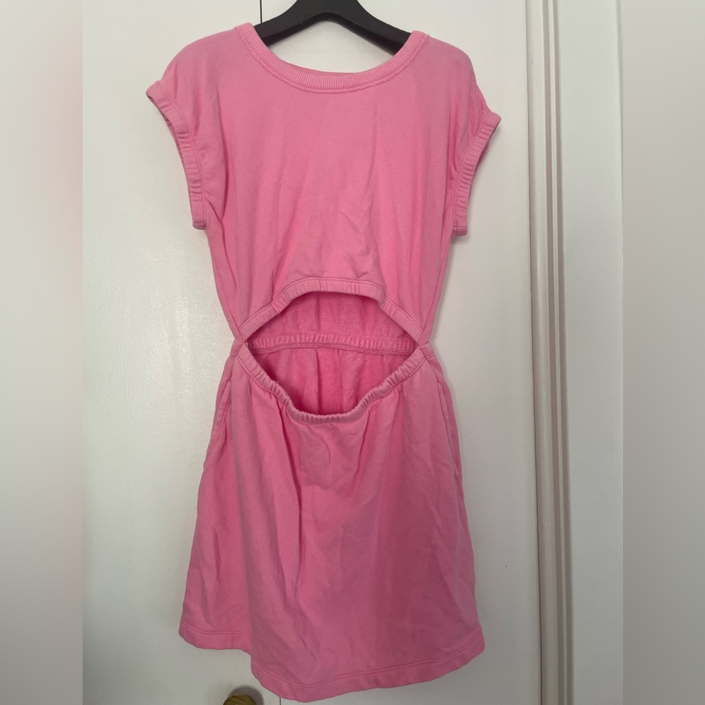 NWOT Aerie Cotton Terry Cutout Dress Pockets